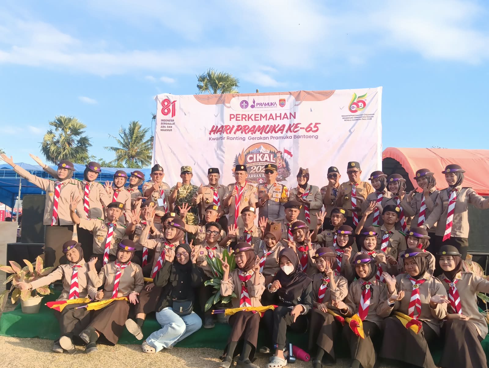 🔥 Semangat Pramuka Membara di Bonto Sapiri, Perkemahan Hari Pramuka ke-65 Kwartir Ranting Bantaeng Resmi Digelar